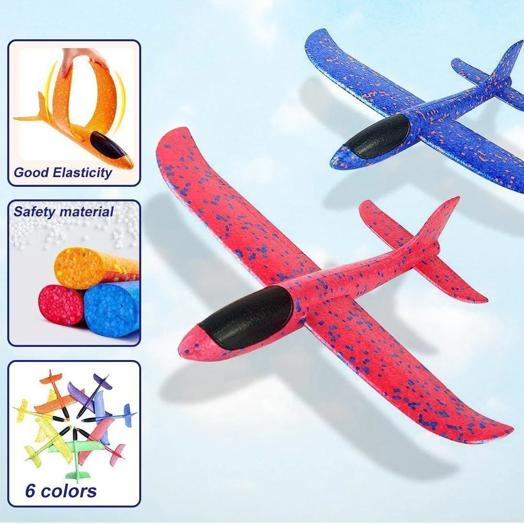 Foam Plastic Flying Glider Airplane(2PCS) - Image 3
