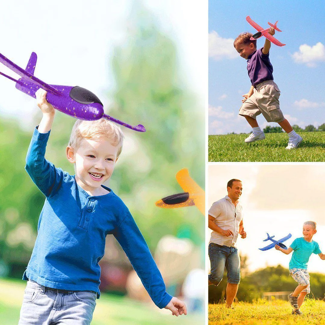 Foam Plastic Flying Glider Airplane(2PCS) - Image 4