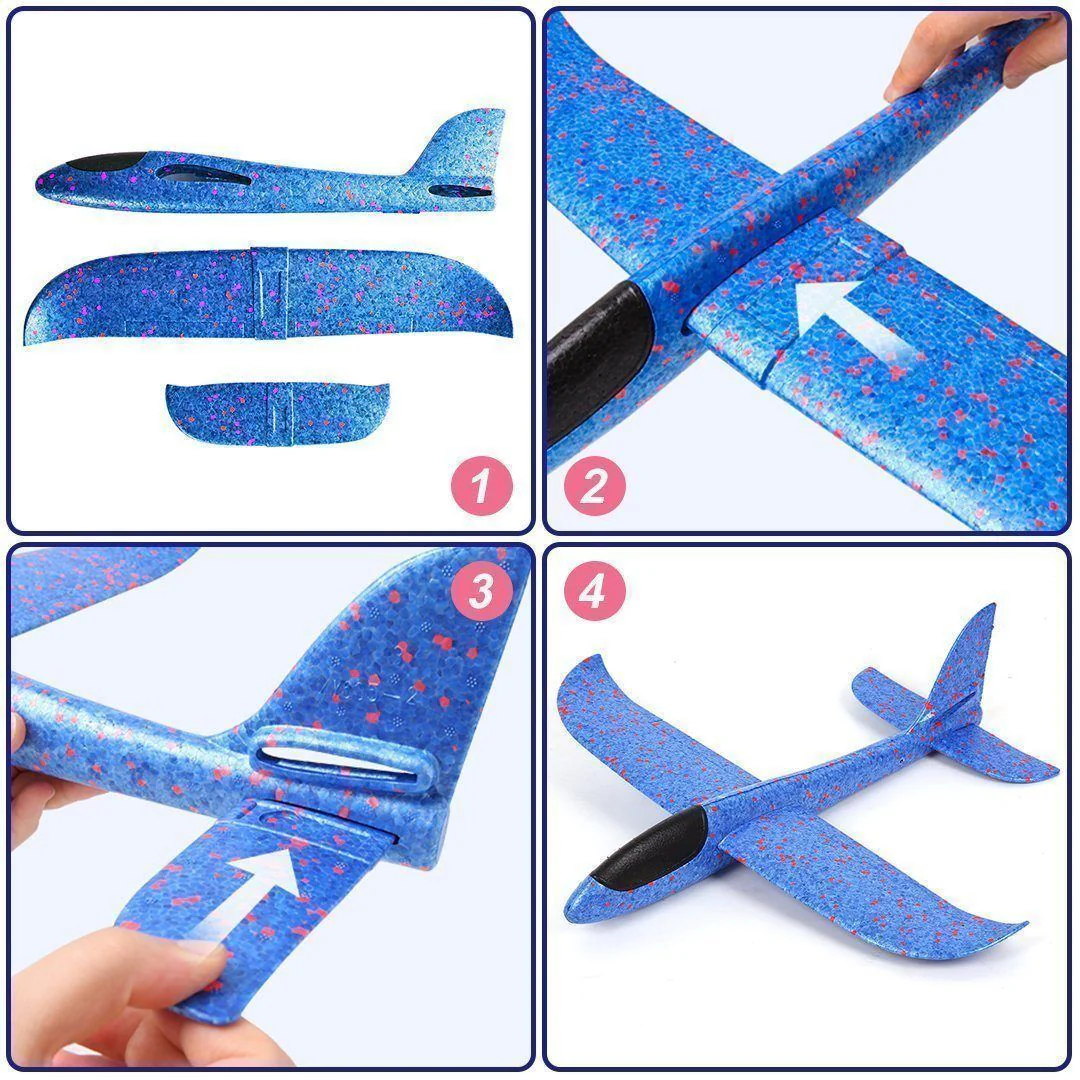 Foam Plastic Flying Glider Airplane(2PCS) - Image 8