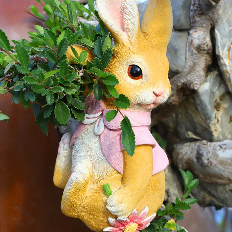 Garden Cartoon Rabbit Hanging Ornament - Image 2