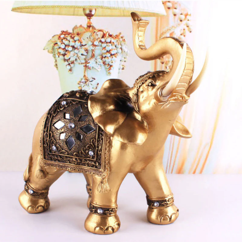 Golden Elephant Statue - Image 3