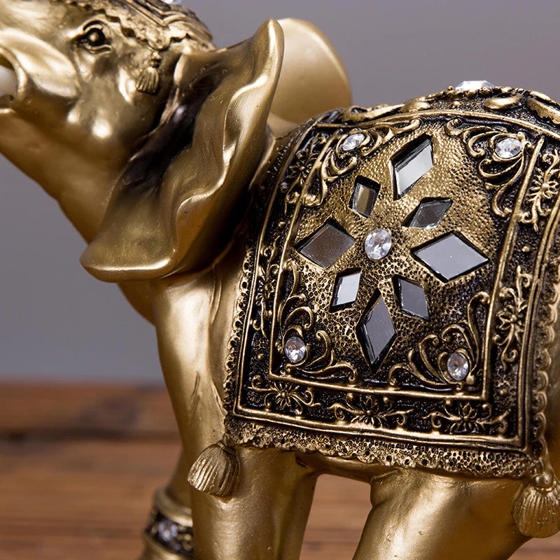 Golden Elephant Statue - Image 5