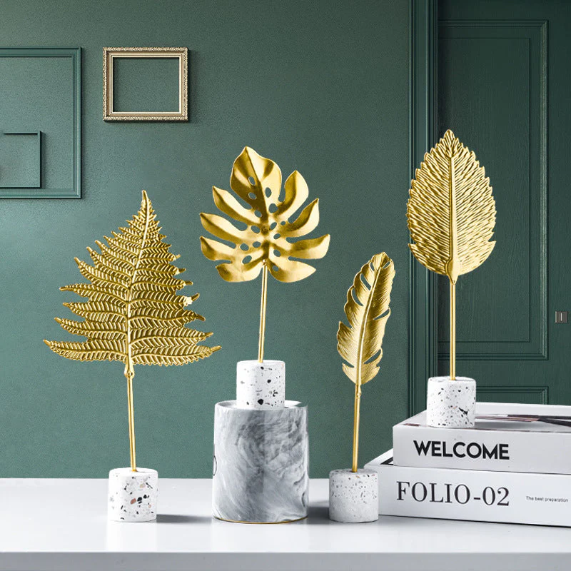 Golden Leaves Ornaments - Image 2