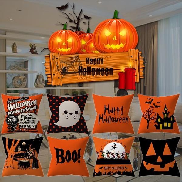 Halloween Decoration Pumpkin Cushion Cover - Image 7