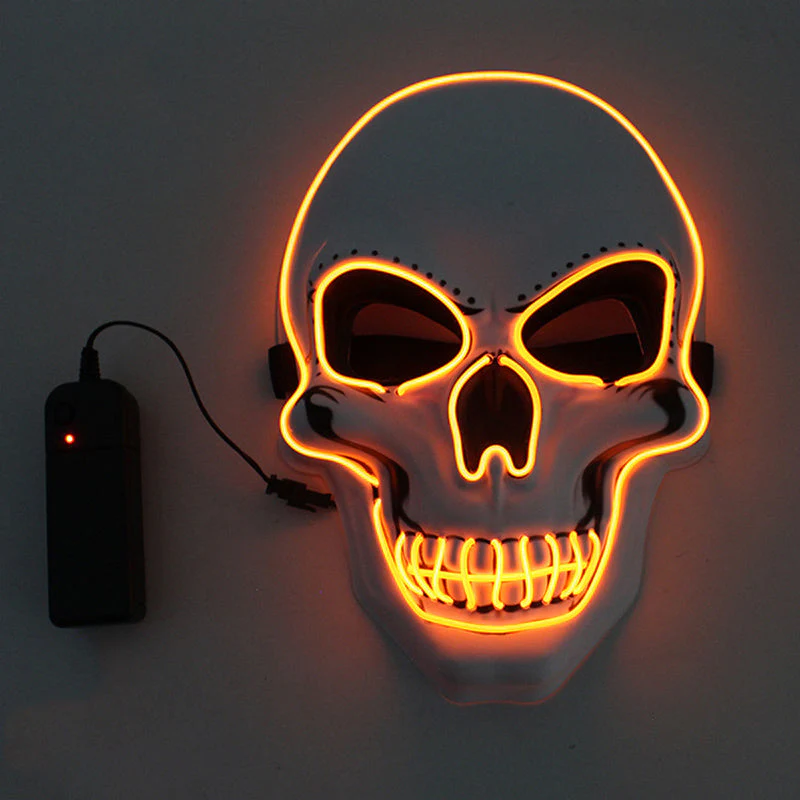 Halloween Mask LED Light Up Scary Skull Mask - Image 14