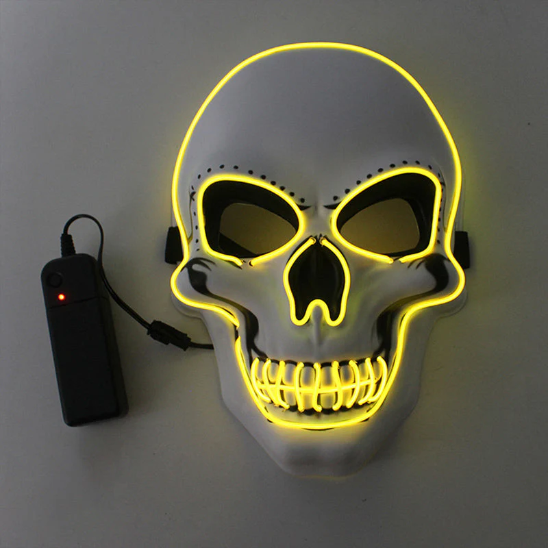 Halloween Mask LED Light Up Scary Skull Mask - Image 8