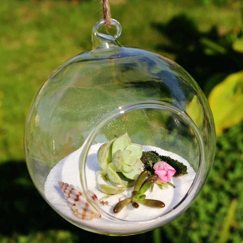 Hanging Glass Plant Pots - Image 3