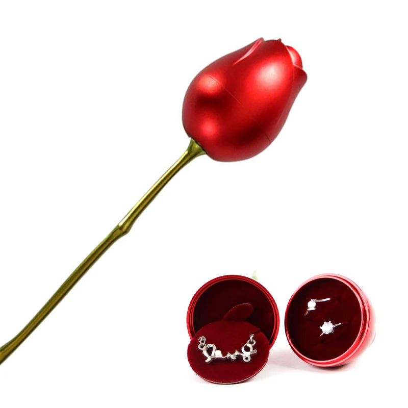 Heart necklace Set with rose - Image 16