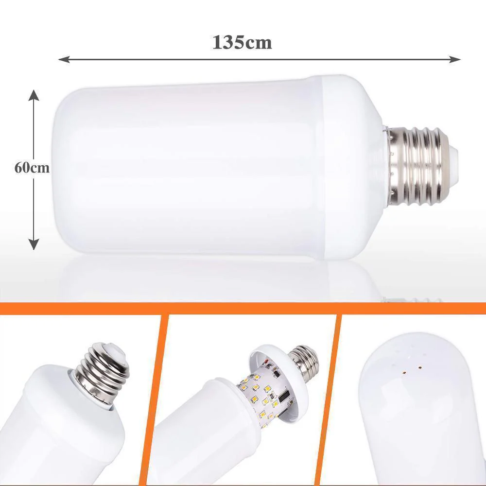 Hirundo® LED Flame Light Bulb with Gravity Sensor - Image 6