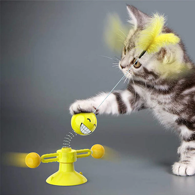 Interactive Spring Man Cat Toy - Image 2