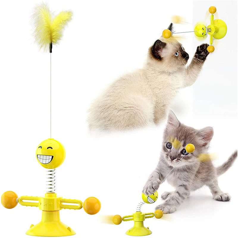 Interactive Spring Man Cat Toy - Image 3