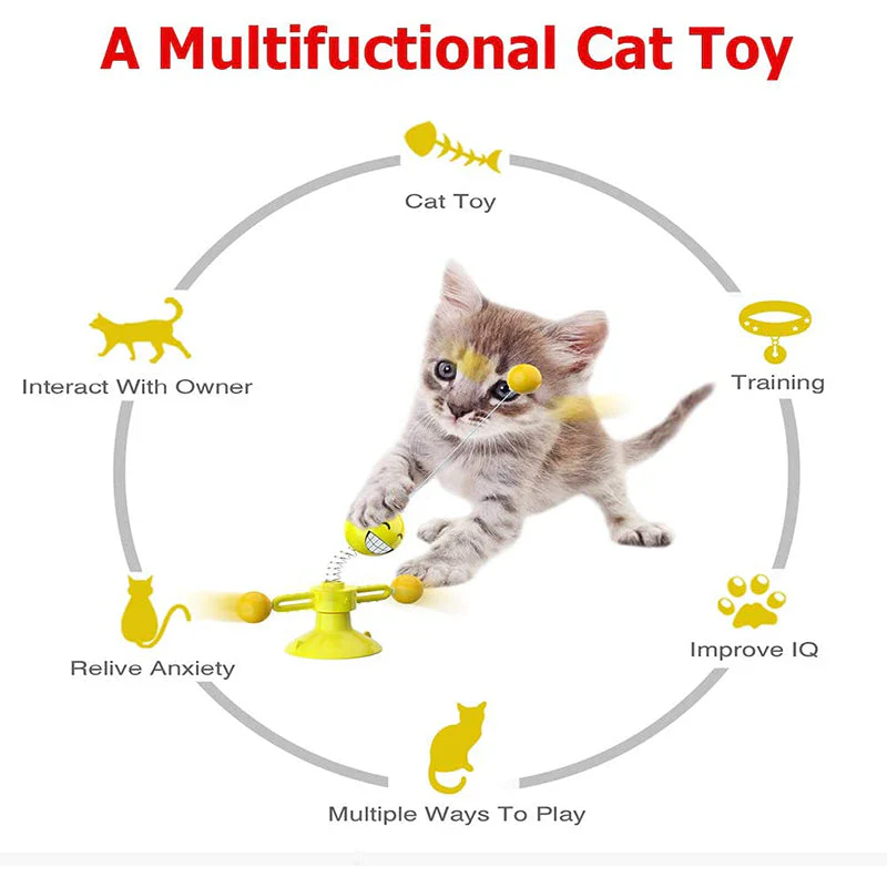 Interactive Spring Man Cat Toy - Image 5