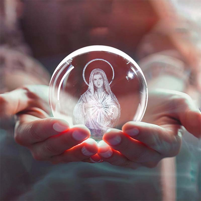 Jesus Glowing Crystal Ball - Image 12
