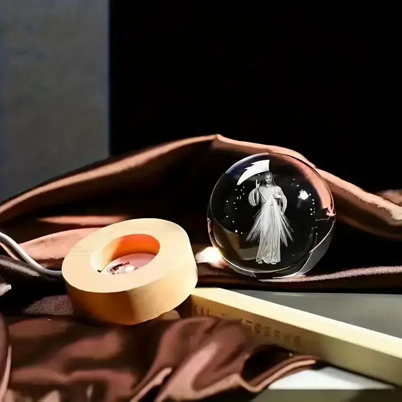 Jesus Glowing Crystal Ball - Image 15