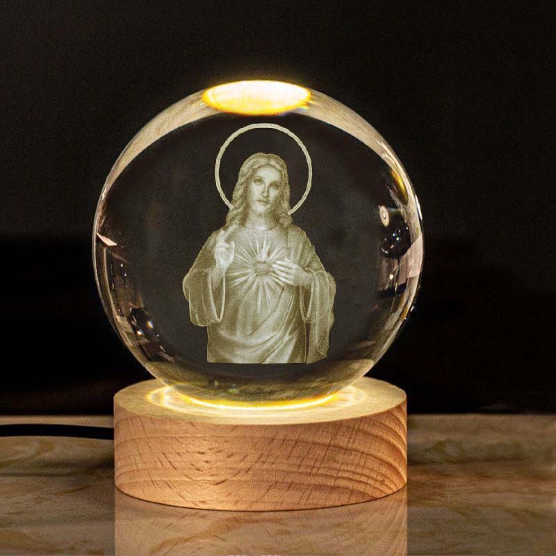 Jesus Glowing Crystal Ball - Image 21