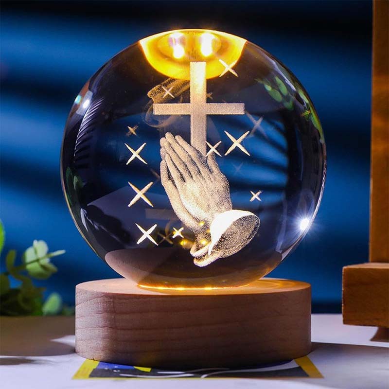 Jesus Glowing Crystal Ball - Image 7