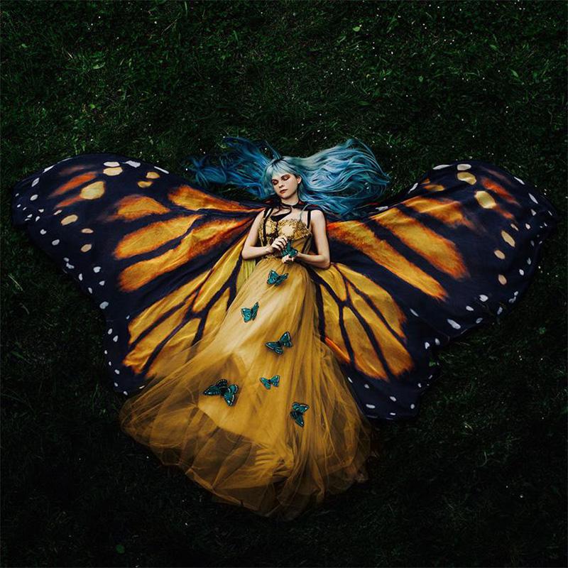Lady's Butterfly Shawl - Image 20