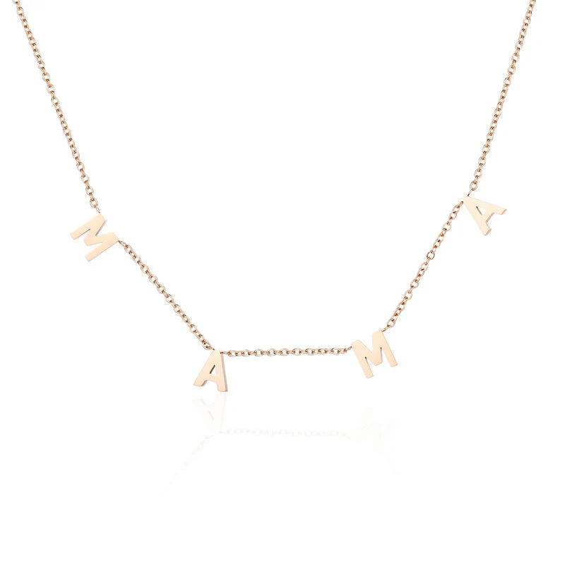 Letter Necklace for Mama - Image 5
