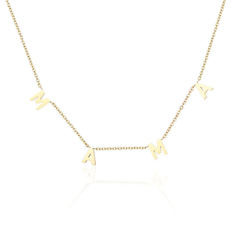 Letter Necklace for Mama - Image 6