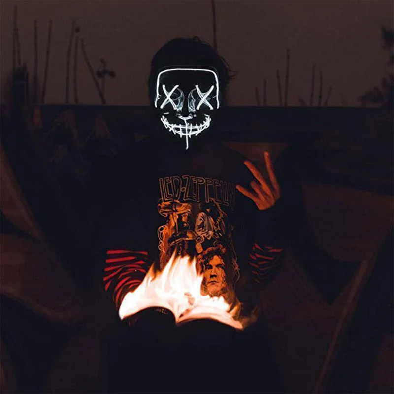 【LIMITED OFFER:50% OFF】Halloween - LED luminous mask - Image 3