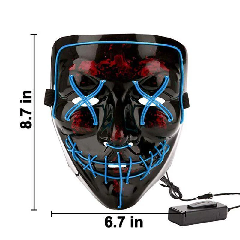 【LIMITED OFFER:50% OFF】Halloween - LED luminous mask - Image 4