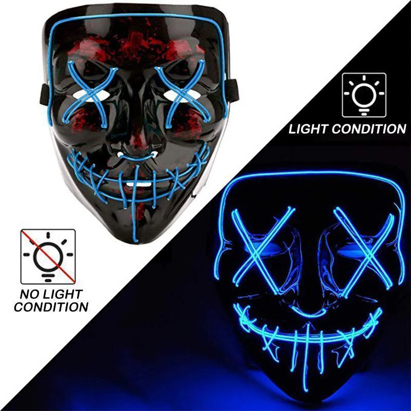 【LIMITED OFFER:50% OFF】Halloween - LED luminous mask - Image 5