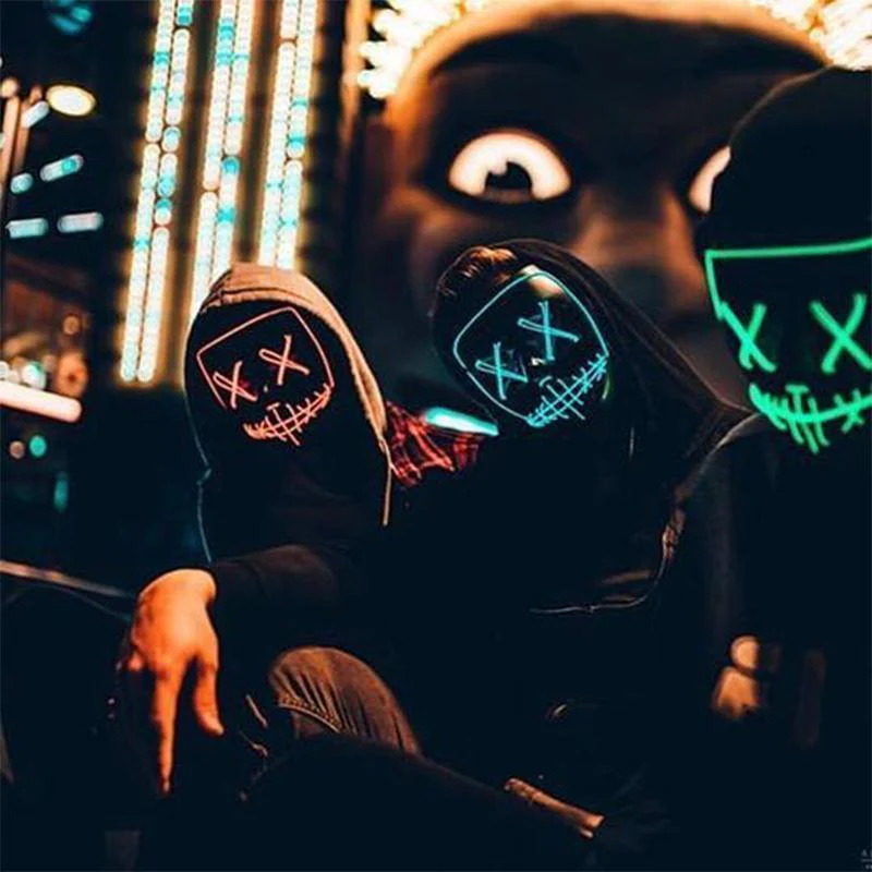 【LIMITED OFFER:50% OFF】Halloween - LED luminous mask - Image 9
