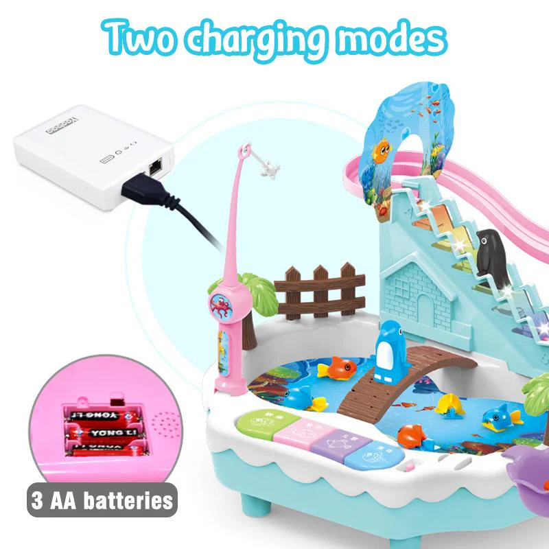 Magnetic Fishing Toy Pool Set - Image 4