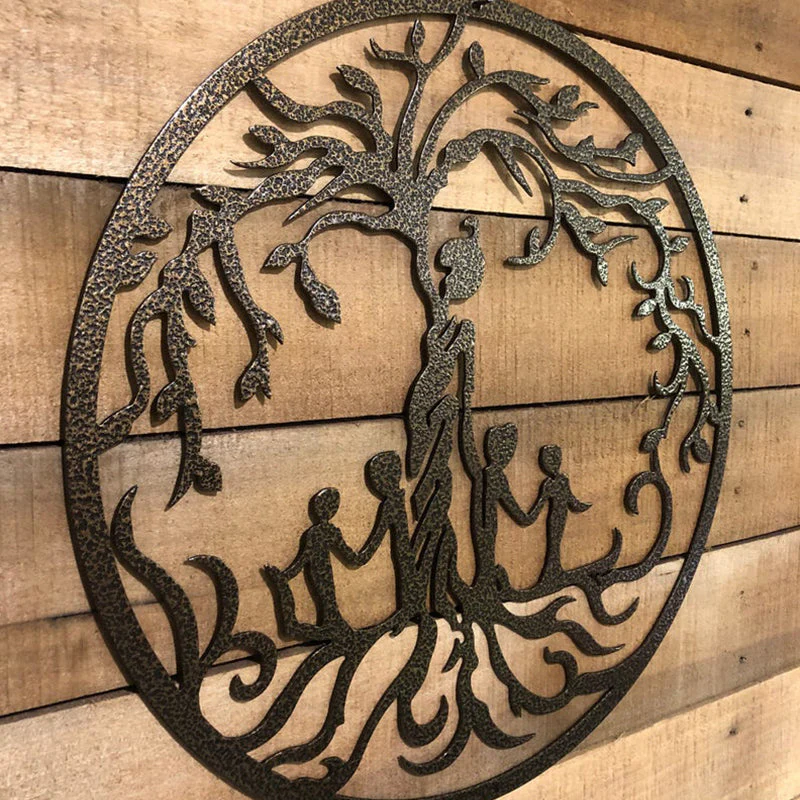 Metal Tree Of Life Wall Decoration - Image 2