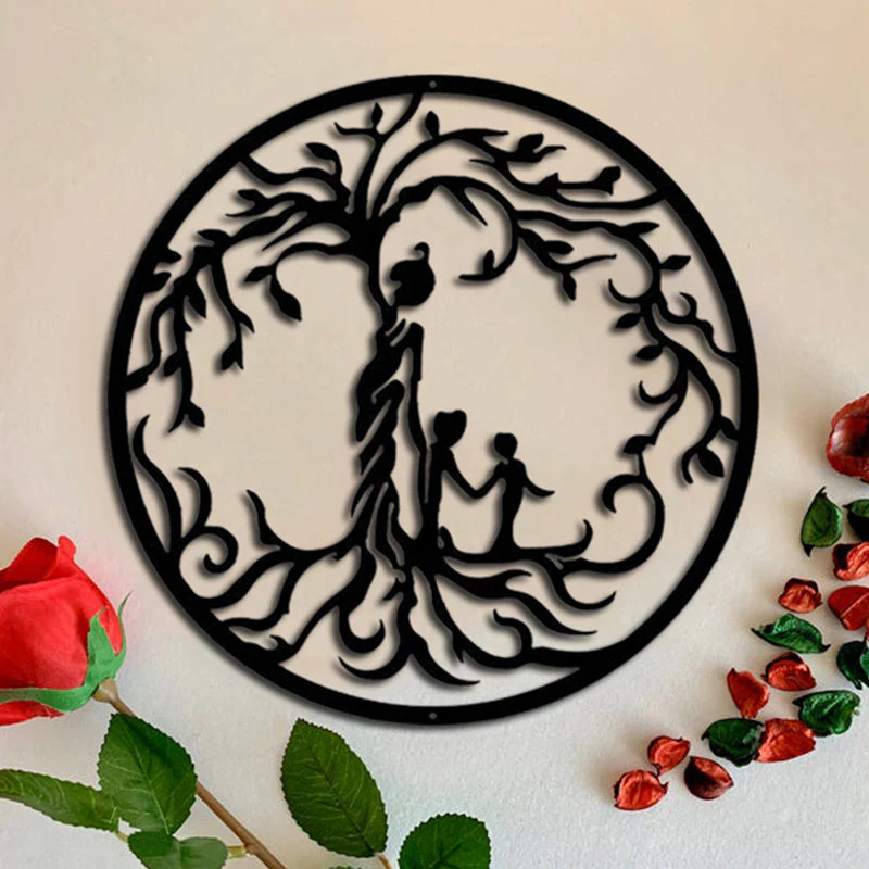 Metal Tree Of Life Wall Decoration - Image 3