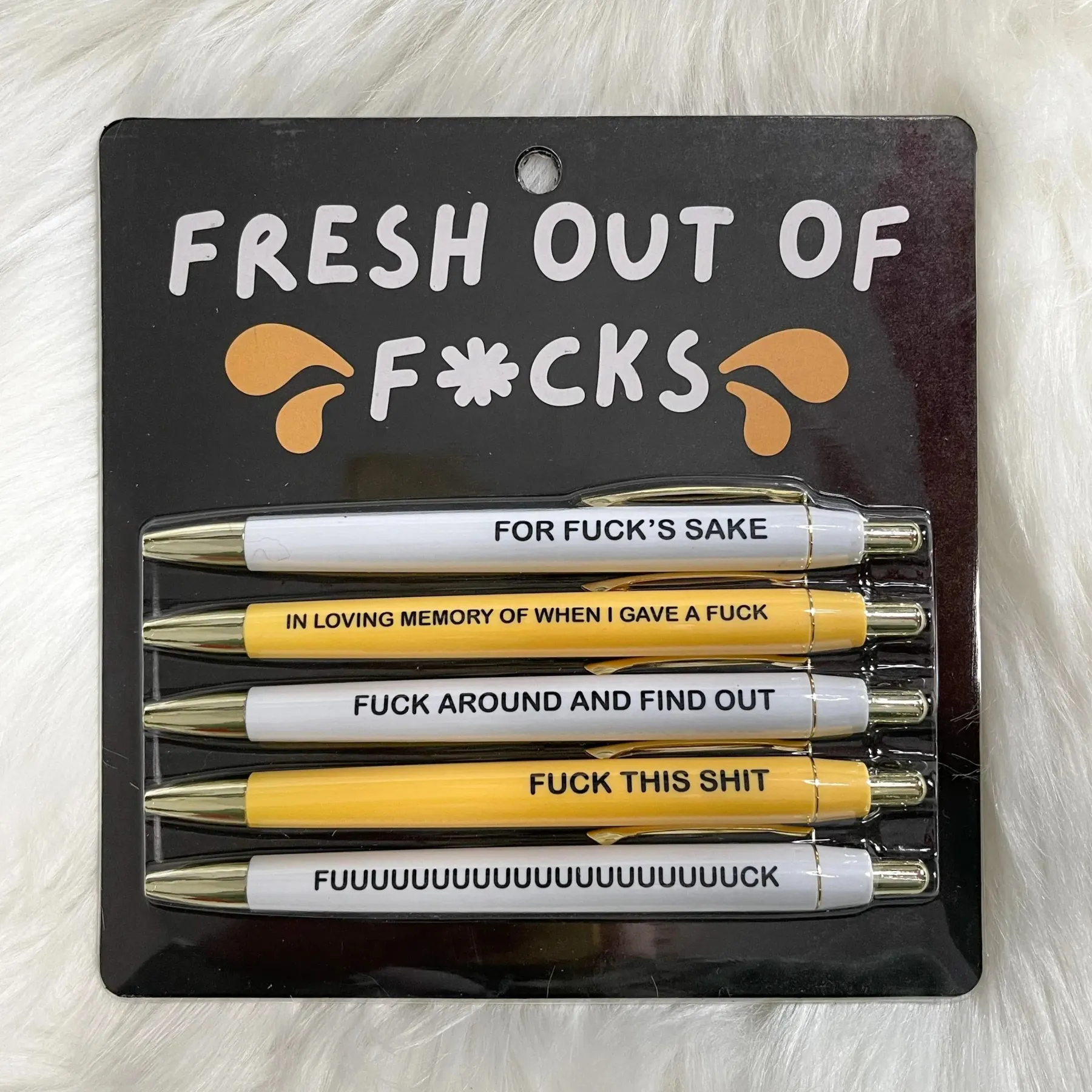 Motivational Badass funny Pens Set(5pcs) - Image 3