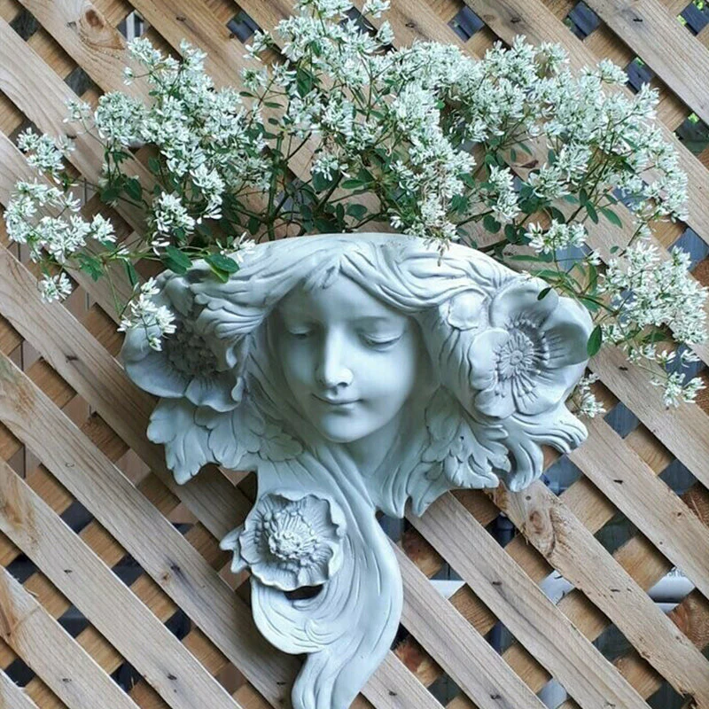 Mystic Maiden Wall Sculptures Planter - Image 3