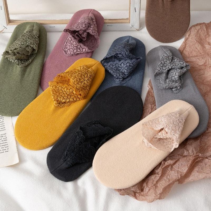 New Fashion Lace Warmer Socks - Image 8