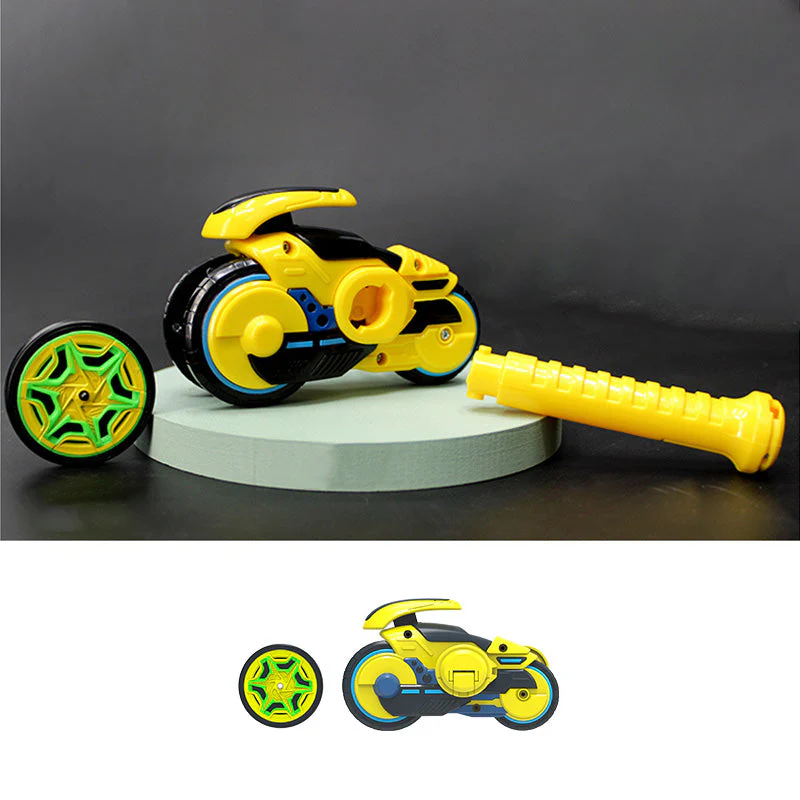 New Motorcycle Wheel Kids Battle Toys - Image 12