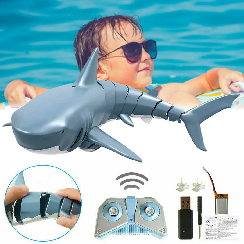 Newest Simulation Remote Control Shark Boat - Image 4
