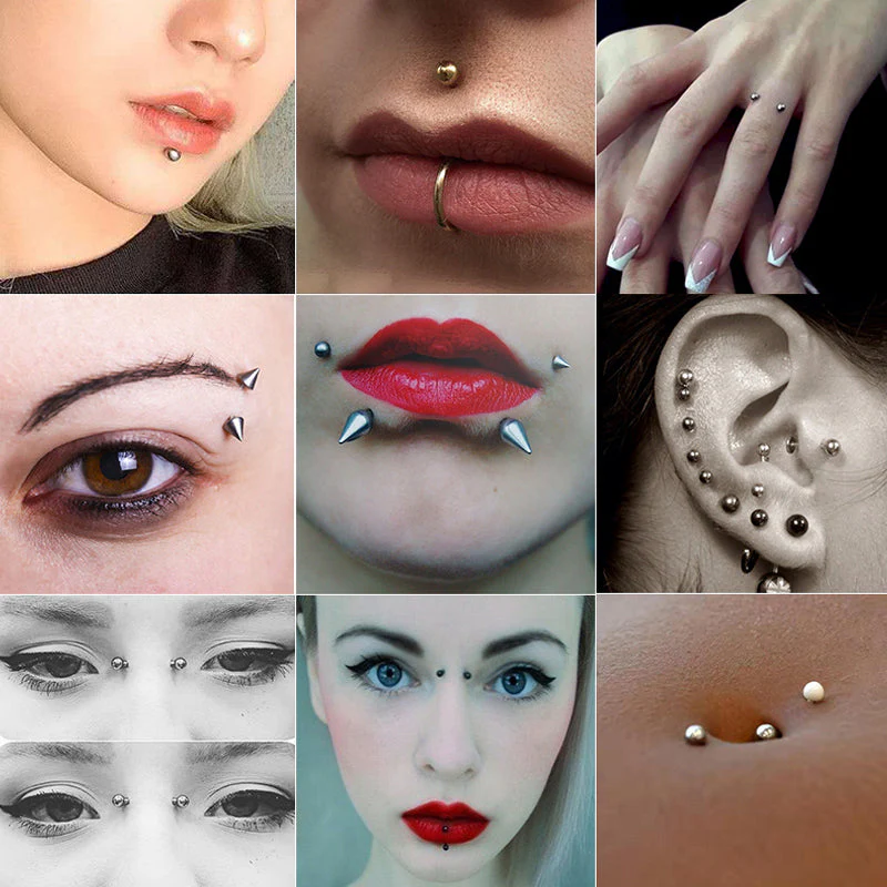 No Piercing Lip Labret - Image 8
