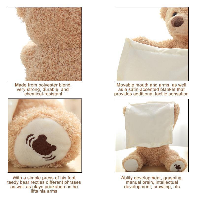 Peek-a-Boo Teddy Bear - Image 7