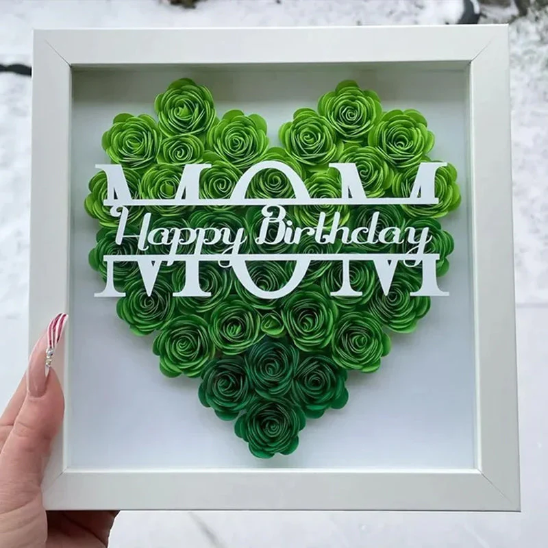 Personalized Mom Flower Shadow Box - Image 11