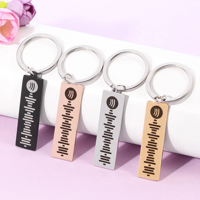 Personalized Music Keychain - Image 9