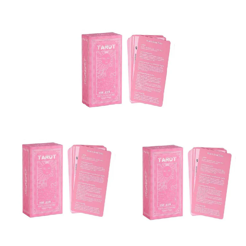 Pink Tarot Cards Deck Set - Image 16