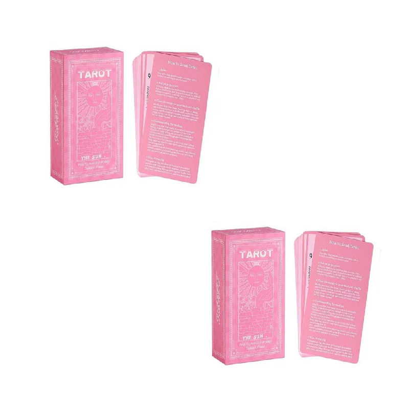 Pink Tarot Cards Deck Set - Image 17