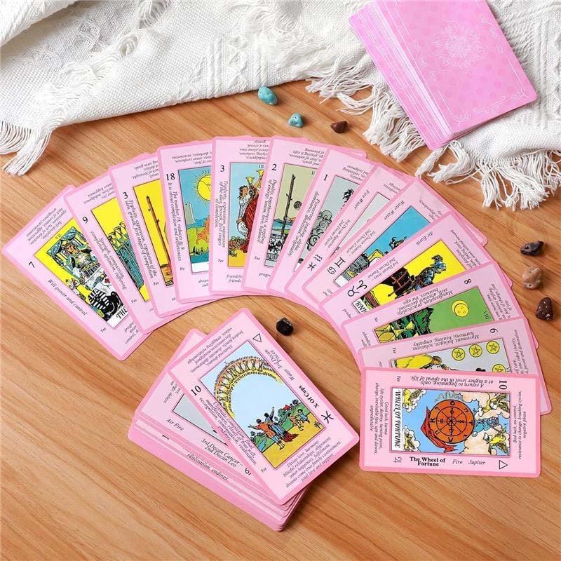 Pink Tarot Cards Deck Set - Image 6