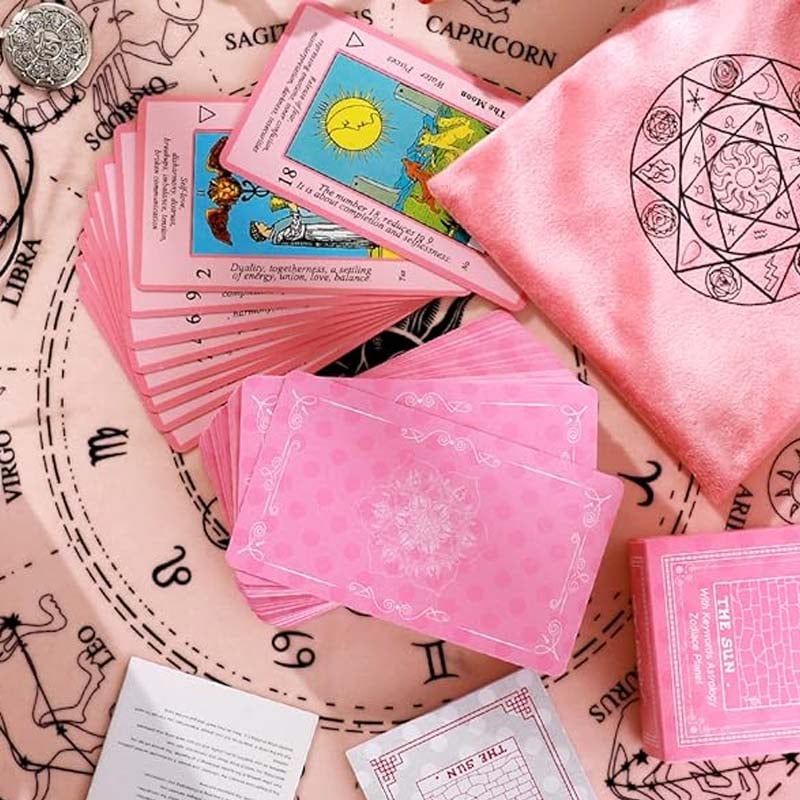 Pink Tarot Cards Deck Set - Image 9