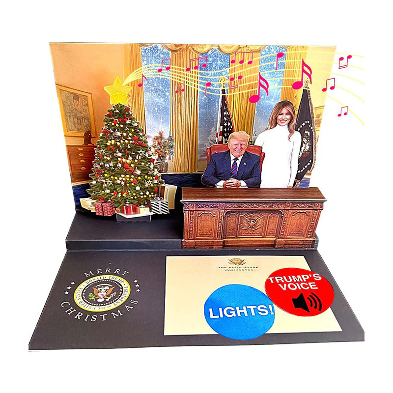 Pop Up Christmas Card with Light & Sound - Image 12