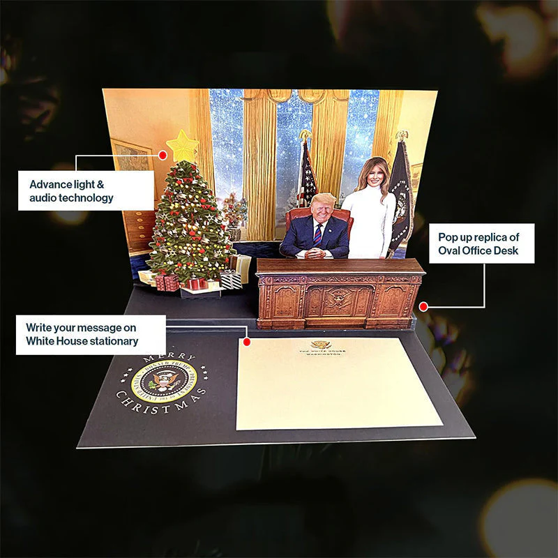 Pop Up Christmas Card with Light & Sound - Image 3