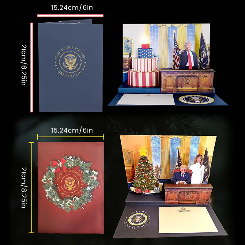 Pop Up Christmas Card with Light & Sound - Image 7