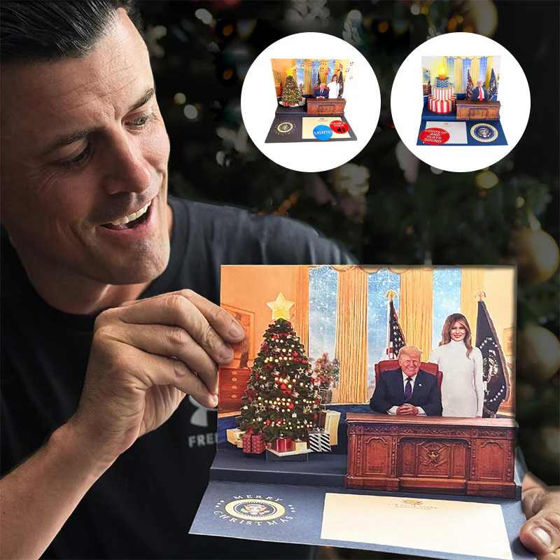 Pop Up Christmas Card with Light & Sound - Image 9