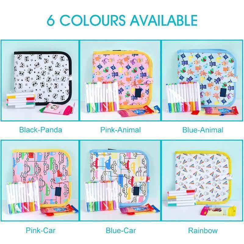 Portable Erasable Doodle Pad Drawing Pad (12 Pens Included) - Image 8