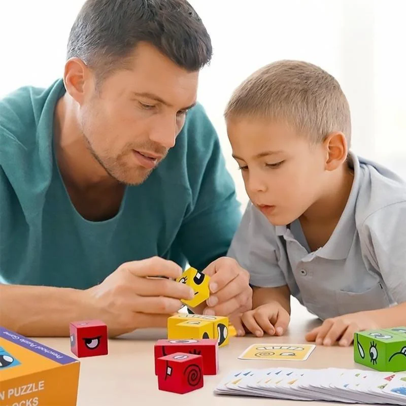 Puzzle Building Cubes - Image 2
