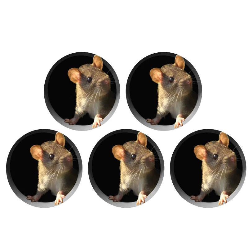 Realistic 3D Mouse Hole Wall Stickers - Image 6